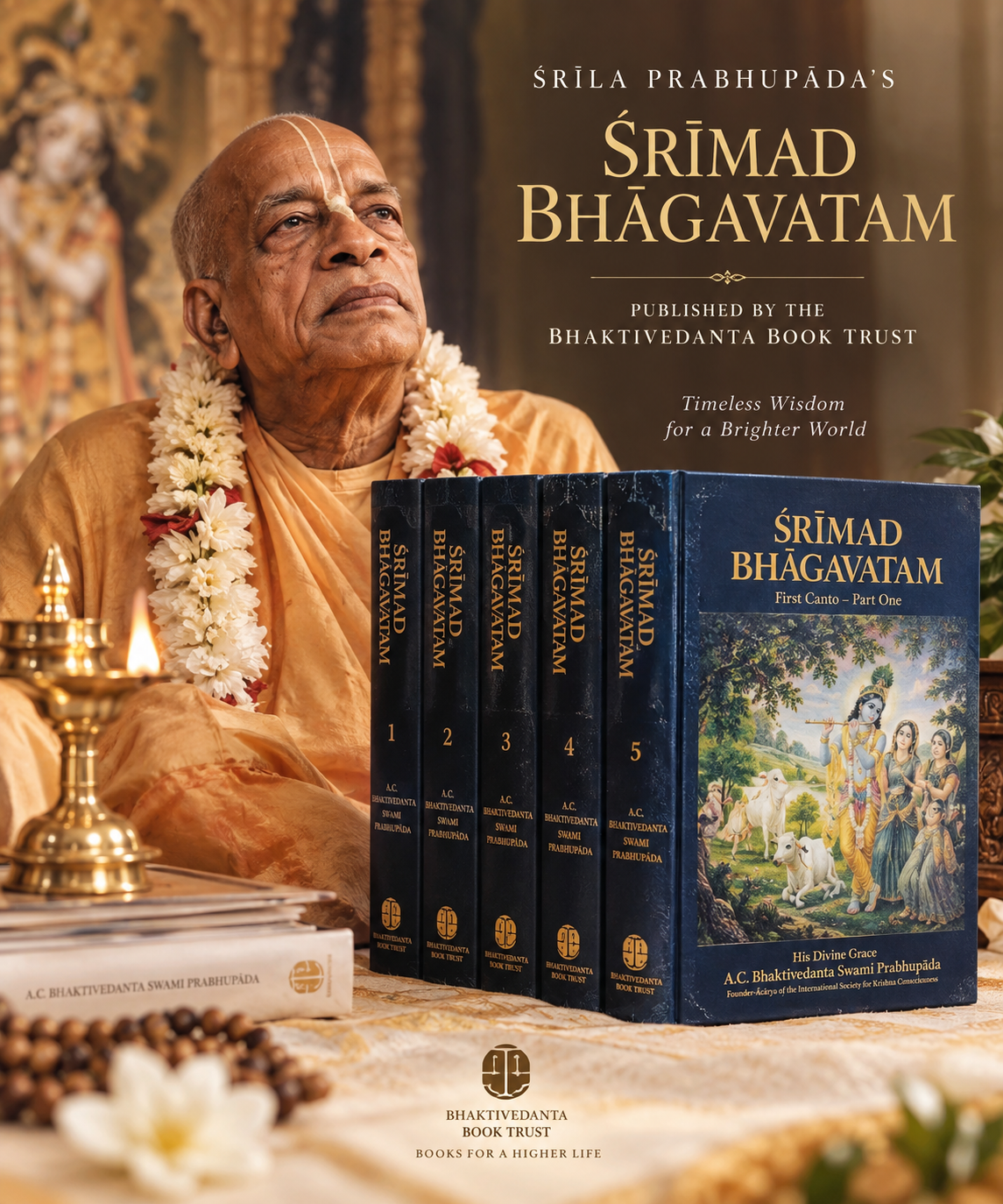 A complete set of Srila Prabhupada's Srimad Bhagavatam